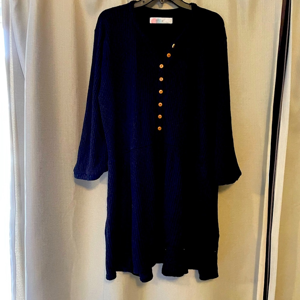 Free People Beach Casual Dress in Black